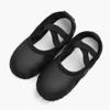 Stelle Ballet Shoes for Girls Boys Close-Fit PU Professional Dance Slippers for Toddler/Little Kid/Big Kid(Black,6MT) view 3