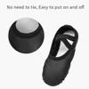Stelle Ballet Shoes for Girls Boys Close-Fit PU Professional Dance Slippers for Toddler/Little Kid/Big Kid(Black,6MT) view 4