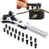 AkoMatial Professional Watch Repair Tool Waterproof Screw Adjustable Back Case Opener Wrench Remover Tools for Watchmakers Silver view 3