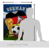 World Cup Germany Flags German Banner Room Wall Art Flag Poles For Outside House Patio Porch Lawn Garden Stand Tapestry Yard Signs FIFA Gifts Sports Fan Trophy Soccer Game Football Made In USA view 2