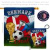 World Cup Denmark Flags Danish Banner Room Wall Art Flag Poles For Outside House Patio Porch Lawn Garden Stand Tapestry Yard Signs FIFA Gifts Sports Fan Trophy Soccer Game Football Made In USA view 4