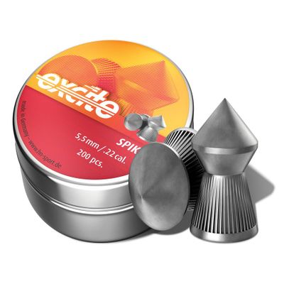 Haendler & Natermann H&N Excite Spike Pointed Airgun Pellets .22 Caliber / 15.74 Grains (200 Count) (3 Pack)