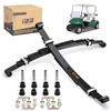 10L0L EZGO TXT Heavy Duty Rear Leaf Spring - Golf Cart 4-Leaf Leaf Spring with Bushings & Sleeves 1012303 74207-G02 72618-G01 view 1