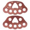 Alomejor Climbing Rigging Plate,High-Durability 36KN Load Capacity Lightweight 8-Hole Design,Mountaineering Connector for Rock Climbers Hikers Outdoor Safety Gear view 4