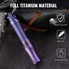TACRAY Titanium Whistle  Ultra-Loud 120+ dB, CNC Machined, Lightweight & Durable  Perfect for Emergency Survival, Hiking, Camping, and Outdoor Safety  Includes Stainless Steel Chain (Purple) view 2
