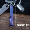 TACRAY Titanium Whistle  Ultra-Loud 120+ dB, CNC Machined, Lightweight & Durable  Perfect for Emergency Survival, Hiking, Camping, and Outdoor Safety  Includes Stainless Steel Chain (Purple) view 4
