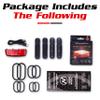 Bike Tail Light USB Rechargeable by Apace - Super Bright 100 Lumens LED Bicycle Rear Light Easily Clips on as a Red MTB Taillight for Optimum Cycling Safety view 3