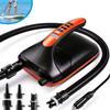 Tuomico 20PSI High Pressure SUP Electric Air Pump,Dual Stage Inflation Paddle Board Pump for Inflatable Stand Up Paddle Boards, Boats,Kayak,12V DC Car Connector view 1