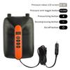 Tuomico 20PSI High Pressure SUP Electric Air Pump,Dual Stage Inflation Paddle Board Pump for Inflatable Stand Up Paddle Boards, Boats,Kayak,12V DC Car Connector view 4