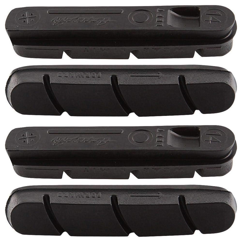 Campagnolo Rim Brake Pad Insert, Black, 2 Pairs (4pcs), BR-CA500
