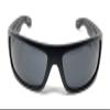 Locs Mad Dog Hardcore Gangster Cholo Narrow Rectangular Sunglasses (Matte Black) view 2