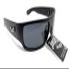 Locs Mad Dog Hardcore Gangster Cholo Narrow Rectangular Sunglasses (Matte Black) view 3