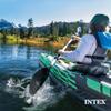 Intex 69629E 86" Kayak Paddle: Ribbed Spoon Shaped Blades  Durable Lightweight Shaft  Comfortable Grips  3-Position Feather Adjustability  TUV RL Approved view 4