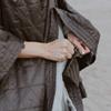 KAMMOK Field Blanket - Microfleece, Water Resistant, Portable, Durable, Indoor/Outdoor Camp Blanket (84 in  50 in) - Granite Gray view 3