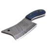 Wild Turkey Handmade Damascus Steel Collection 7" Fixed Blade Chef Cleaver Hatchet w/Leather Sheath (Color Wood) view 1