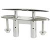 Eaglerich 316 Stainless Steel Pop-Up Pull-Up Flush Mount Lift Cleat 210 mm 8 Inch for Marine Boat Yacht view 1