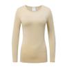 OThread & Co. Women's Long Sleeve T-Shirt Comfy Underscrub Tee Basic Stretch Layer (Large, Apricot) view 1