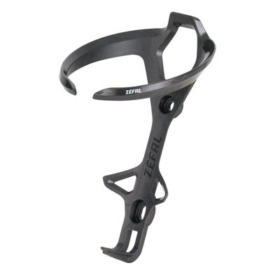 Zefal Pulse L2 Carbon Bottle Cage Black Ultralight 18 g Injected Carbon Fiber Design with Top-Load Access, Universal 7276 mm Fit, 7075 T6 Aluminum Screws Included
