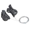 Mountain Bike Shift Lever, Adjustable Thumb Shifter Compact Design, Thumb Gear Shifter for Commuting Fitness Recreation view 1