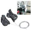 Mountain Bike Shift Lever, Adjustable Thumb Shifter Compact Design, Thumb Gear Shifter for Commuting Fitness Recreation view 4