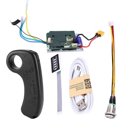 42V Electric Skateboard Controller Remote,Mini Remote Controller Receiver for Electric Skateboard Control Single Drive ESC Substitute Control Mainboard with Remote Electric Skateboard Esc Kit