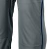 CHAMPRO boys Piped Triple Crown Open Bottom Youth Baseball Pants with Pipe, Graphite, Navy Pipe, X-Small US view 3