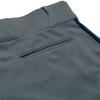 CHAMPRO boys Piped Triple Crown Open Bottom Youth Baseball Pants with Pipe, Graphite, Navy Pipe, X-Small US view 4