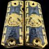 1911 Government Commander Grips Eagle Cacha view 1