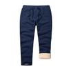 Snoly Men's Winter Warm Sherp-Lined Sweatpants Running Active Thermal Fleece Pants (2#Blue, Medium) view 1