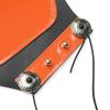 Leather Arm Guard Archery Arm Protector Arm Protection Bracer Arrow Bow Gear Accessories Adjustable for Hunting Shooting (Bright Orange) view 3