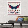 Trends International NHL Washington Capitals - Logo 14 Wall Poster, 22.375" x 34", White Framed Version view 2