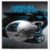 Trends International NFL Carolina Panthers - Helmet 16 Wall Poster, 22.375" x 34", White Framed Version view 1