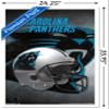 Trends International NFL Carolina Panthers - Helmet 16 Wall Poster, 22.375" x 34", White Framed Version view 3