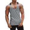 E-HOLISTIC LIFESTYLE Men's Tank Sleeveless Bodybuilding Sport Fitness Vest Grey view 1