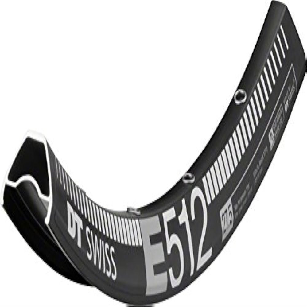 DT Swiss E 512 27.5" Tubeless-Ready Disc Rim: 28h, Black