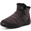HARENCE Snow Boots for Women Winter Boot with Comfortable Warm Fur Lined Ankle Booties Outdoor Slip On Waterproof Short Boots view 1