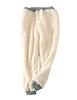 Snoly Women's Winter Fleece Sweatpants Running Active Thermal Sherpa Lined Jogger Pants with Candy Colors(Green,Large) view 2