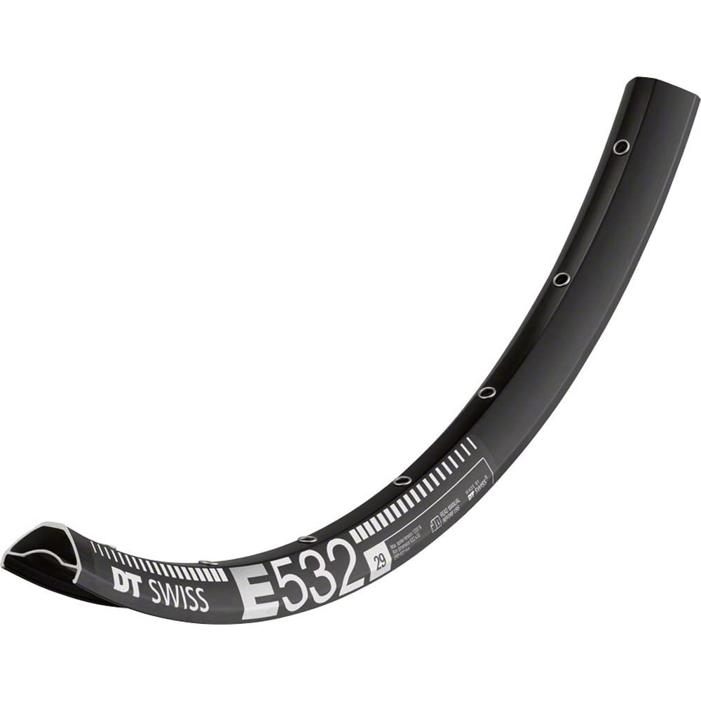 DT Swiss E 532 29" Tubeless-Ready Disc Rim: 28h, Black