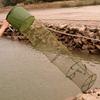 Wilove 5 Layers Fishing Net Trap Fish Basket Collapsible Portable Fish Cage Fishing Keep Net for Crayfish, Crab, Fishes, Fishing Accessories Tool,140cm x 30cm (55.1 x 11.8in) view 3