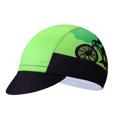 Cycling Caps Men Women Road MTB Bike Bicycle Hats Headwear Team Sports Running Helmet Liner Inside Cap Cycle Bandana Anti-Sweat Breathable Quick Dry Outdoor Sports Summer Green