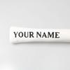 Custom White Leather Alignment Stick Cover Case Holder with Your Name Embroidered view 4