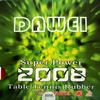 DAWEI Super Power 2008 Pips in Table Tennis Rubber Sheet (red 2.2mm 43) view 2