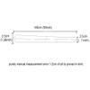 GUSLESON Solid Skinny Necktie Silk Black Tie Slim Ties For Men Wedding Thin (0803-12) view 3