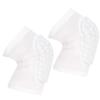 PISIQI Compression Collision Avoidance Knee Sleeve, 2 Sleeves, White, M view 1