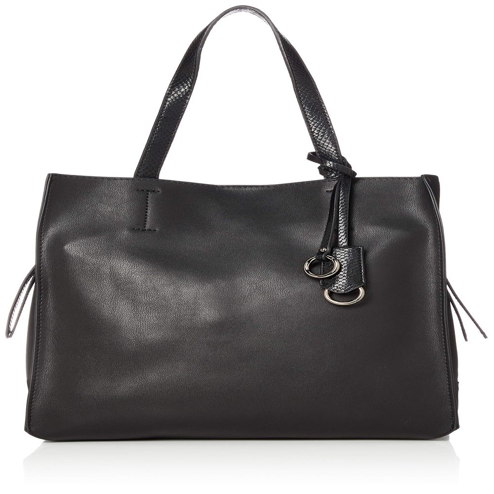 Fanuel A3005-6 Bag-in-Bag, Camouflage, 2-Way, Commuting to Work, A4, Tote Bag, Black