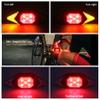 Best Bike Turn Signals Rechargeable Rear Bicycle Light Luces para Bicicleta Waterproof Bike Indicators fit Handlebars, Saddle Rears, Cargo Carrier view 2