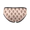 Custom Face Photo Boyfriend Husband Face Pattern Carnation Women's High-Cut Brief Panty Underwear for Girl Friend Wife XL view 3