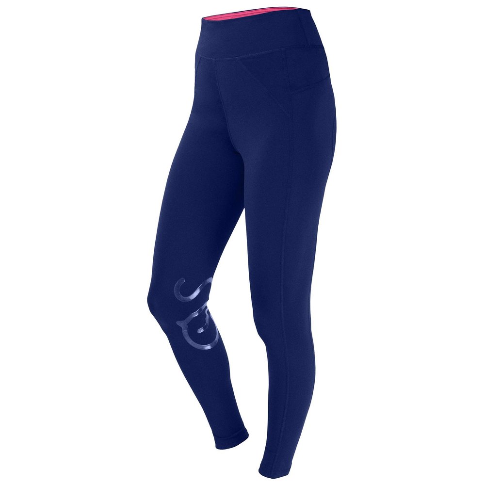 Coldstream Womens/Ladies HIIT Riding Skins (L) (Navy/Raspberry Sorbet)