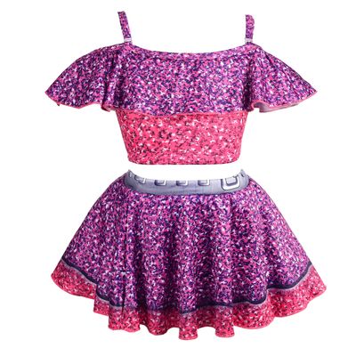 Dressy Daisy Girls Tankini Bathing Suit Swimwear Swim Suit Beachwear 2 Pieces Size 5/6 069