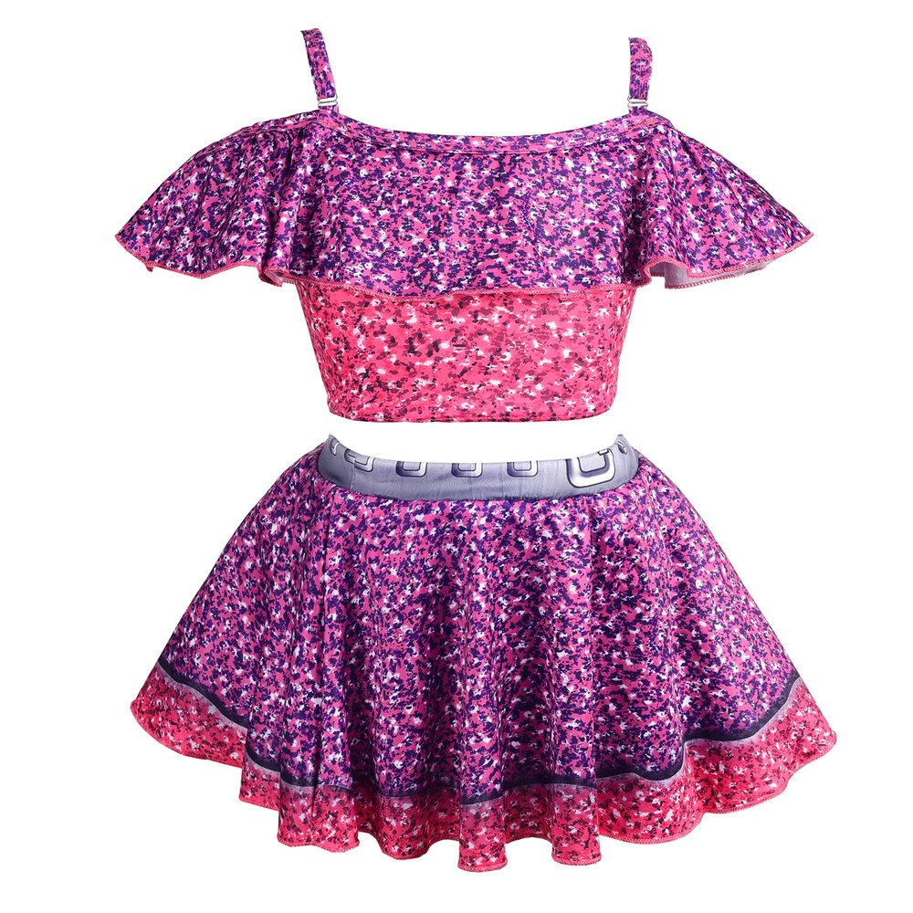 Dressy Daisy Girls Tankini Bathing Suit Swimwear Swim Suit Beachwear 2 Pieces Size 5/6 069